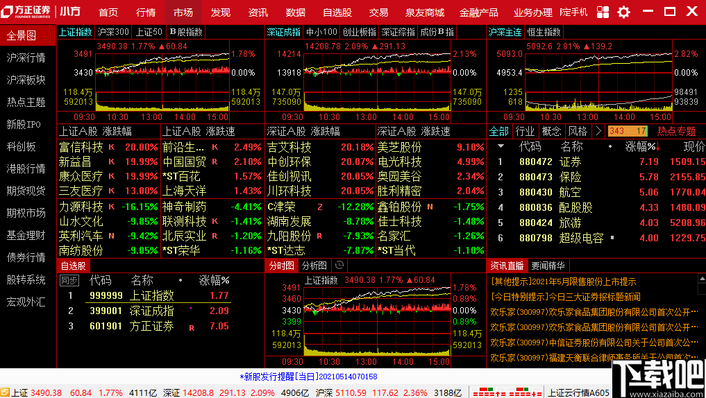 方正证券小方下载-方正股票软件 v7.24 电脑版 - 下载