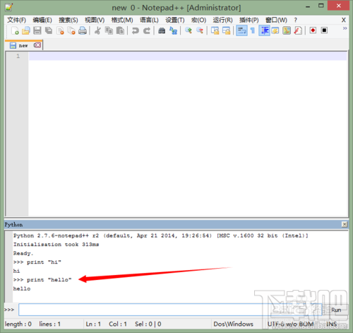 Notepad++ΰװPythonNotepad++