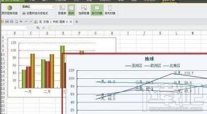 wps2016文字中折线图怎么插入, 2 这时wp