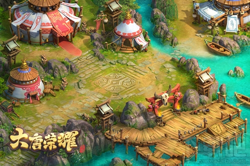 大唐荣耀手游多幅场景曝光