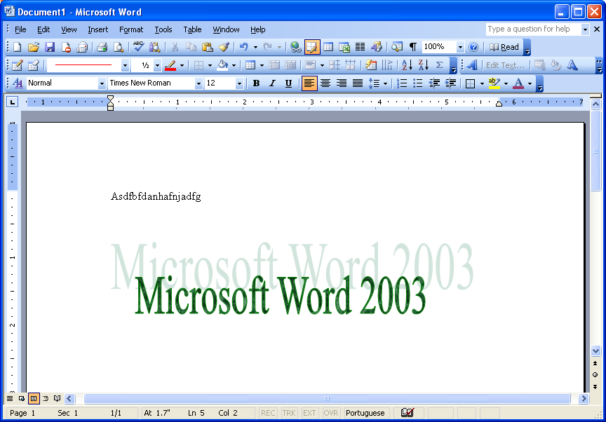 office word 2003 简体中文版