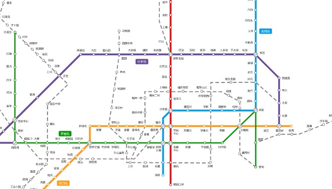 深圳地铁7号线线路图大全_深圳地铁7号线线路图汇总