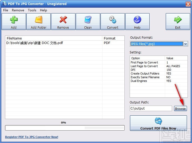 PDF To JPG Converter